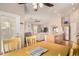 Open concept living room and kitchen, with hardwood floors and stainless steel appliances at 3412 E Kristal Way, Phoenix, AZ 85050