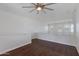 Second-story living area featuring hardwood floors and view of the home's interior at 581 S Roosevelt St, Tempe, AZ 85281