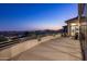 Large balcony with nice view with seating area and table at 13631 E Windrose Dr, Scottsdale, AZ 85259