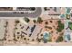 Home with solar panels, pool, lush desert landscaping, and putting green at 2101 S 167Th Dr, Goodyear, AZ 85338