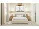 Bright bedroom with a neutral color palette, a comfy bed, and natural light from the window at 23073 E Saddle Way, Queen Creek, AZ 85142