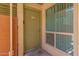 Condo front door featuring unit number 301 and a window offering natural light at 3500 N Hayden Rd # 801, Scottsdale, AZ 85251
