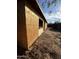 Another view of the unfinished yard with fence and the partially built structure, showcasing potential at 4418 N 19Th Pl, Phoenix, AZ 85016
