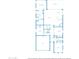 Detailed floor plan showcasing the layout of the home's bedrooms, bathrooms, kitchen, and living spaces at 6948 E Quill St, Mesa, AZ 85207