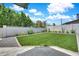 Picture of well-manicured backyard featuring artificial turf, gravel, and a privacy wall at 8436 N 13Th N Pl, Phoenix, AZ 85020