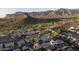 Scenic desert mountain and golf course aerial over upscale community at 9548 E Kiva Ln, Gold Canyon, AZ 85118