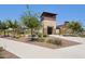 Community center showing stone accents and desert landscaping adds charm to the neighborhood at 10158 W Angels Ln, Peoria, AZ 85383
