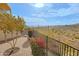 Gorgeous backyard with desert landscaping and wrought iron fencing featuring mountain views at 14850 E Grandview Dr # 138, Fountain Hills, AZ 85268