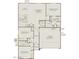Detailed floor plan featuring a spacious gathering room and owner's suite at 16446 W Whispering Wind Dr, Surprise, AZ 85387
