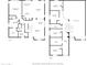 Detailed floor plan showcasing the layout of the first and second floors of the home at 1834 W Nighthawk Way, Phoenix, AZ 85045
