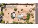 Aerial view showcasing property's potential and integration within a residential neighborhood with convenient access at 1851 E Campo Bello Dr, Phoenix, AZ 85022
