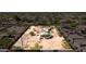 Aerial shot of the property's lot, surrounded by lush greenery in a quiet residential area, ripe for development at 1851 E Campo Bello Dr, Phoenix, AZ 85022