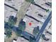 Overhead view of a residential area highlighting the property's location and neighborhood layout at 23756 S Vacation Way, Sun Lakes, AZ 85248