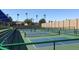 Well-maintained pickleball courts with green and blue surfaces and protective fencing for active recreation at 23756 S Vacation Way, Sun Lakes, AZ 85248