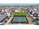 Aerial view of the neighborhood featuring pickleball courts at 2586 E Music Mountain Ave, Apache Junction, AZ 85119
