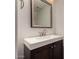 Modern bathroom vanity with a white countertop and brushed nickel faucet at 4630 N 68Th St # 264, Scottsdale, AZ 85251