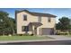 Charming two-story home with a neutral color palette, two-car garage, and well-maintained front yard at 4792 E Shasta Dr, San Tan Valley, AZ 85143