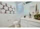 Well-lit half bathroom featuring modern fixtures and neutral decor at 870 W Peralta Pass, Apache Junction, AZ 85120
