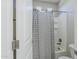 Bathroom featuring a shower/tub combo and neutral color scheme at 9752 E Torino Ave, Mesa, AZ 85212