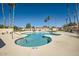 Community pool with multiple seating areas at 10023 E Sunnyslope Ln, Scottsdale, AZ 85258