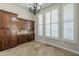 Breakfast nook with lots of natural light and custom built-in cabinetry at 10033 W Jj Ranch Rd, Peoria, AZ 85383