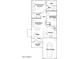 Detailed floor plan showcasing the layout of the home, including bedrooms, bathrooms, and living spaces at 12039 E Primrose Ln, Florence, AZ 85132