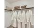 Walk-in closet with shelving, rods and organized hanging space at 12039 E Primrose Ln, Florence, AZ 85132