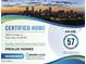 Certified home with a score of 57 by PROLUX Homes at 16627 N Slate Ln, Maricopa, AZ 85139