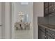 Kitchen area with granite counters, custom cabinets and view to the dining area at 2219 E Galileo Dr, Gilbert, AZ 85298