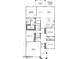 Detailed floor plan showcasing the layout of the home's bedrooms, kitchen, and living spaces at 22631 W Irma Ln, Surprise, AZ 85387