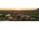 Expansive desert view showcases the luxury home and the vastness of the desert landscape at 24200 N Alma School Rd # 7, Scottsdale, AZ 85255