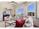 Comfortable living area with a view, stylish seating, and ample natural light at 24200 N Alma School Rd # 7, Scottsdale, AZ 85255
