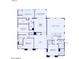 Detailed second floor plan with five bedrooms, including owner's suite with retreat and bath at 25845 S 227Th St, Queen Creek, AZ 85142
