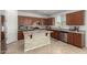 Modern kitchen featuring granite countertops, stainless steel appliances, and stylish cabinets at 2993 E Meadowview Dr, Gilbert, AZ 85298