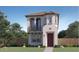 Charming home featuring a tile roof, small balcony, and inviting red front door at 3332 S Lotus Ave, Mesa, AZ 85212