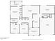Detailed floorplan showcasing the layout of a two-bedroom home including the garage, living room, and dining room at 4062 W Eva St, Phoenix, AZ 85051