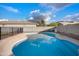 Inviting backyard pool and patio area, perfect for relaxation and entertaining at 4221 S Fireside Ct, Gilbert, AZ 85297