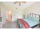 Comfortable bedroom with neutral walls, a ceiling fan, and access to an ensuite bathroom at 5335 E Shea Blvd # 1087, Scottsdale, AZ 85254