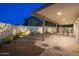 Spacious backyard with a covered patio and a well-maintained yard at 7223 N 14Th St, Phoenix, AZ 85020