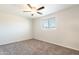 Bedroom with a ceiling fan at 1001 W 19Th St, Tempe, AZ 85281