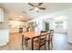 Open-concept dining area flows into a modern kitchen, ideal for Gathering meals and gatherings at 1001 W 19Th St, Tempe, AZ 85281