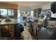 Modern kitchen with an island, stainless steel appliances and wine cooler storage at 11028 W Crimson Ln, Avondale, AZ 85392