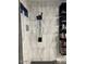 Sleek shower with marble-style tile and modern shower head at 11028 W Crimson Ln, Avondale, AZ 85392