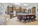Spacious kitchen with skylights, a large island, granite countertops, and stainless steel appliances at 17214 E Alta Loma --, Fountain Hills, AZ 85268
