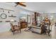 Spacious living room with comfortable leather furniture and stylish decor at 17214 E Alta Loma --, Fountain Hills, AZ 85268
