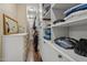 Spacious walk-in closet with custom shelving and storage for clothing and accessories at 17214 E Alta Loma --, Fountain Hills, AZ 85268
