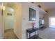 Inviting entry features neutral walls, tile floor, art niche and access to the living room at 1880 E Birch St, Casa Grande, AZ 85122