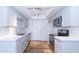 This modern kitchen features stainless appliances, shaker cabinets, and stone countertops at 222 W Brown Rd # 72, Mesa, AZ 85201
