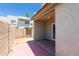 Cozy patio area with access to the house and surrounding landscape at 222 W Brown Rd # 72, Mesa, AZ 85201