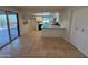 Clean kitchen features white cabinets, and stainless steel appliances at 2331 W Via Rialto Cir, Mesa, AZ 85202